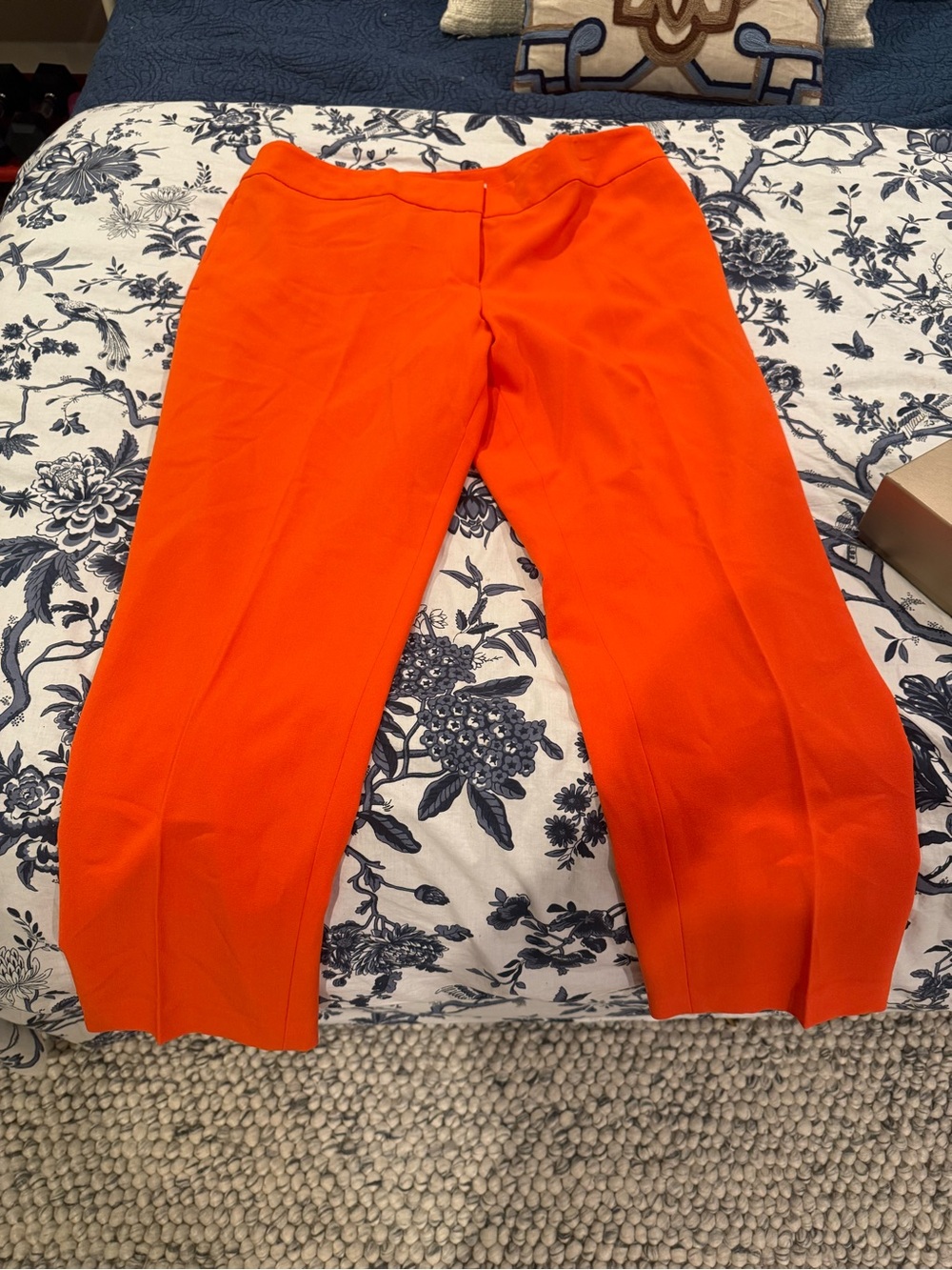 Kasper Vibrant Orange Tailored Trousers